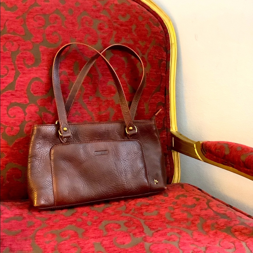 Ellington Brown Leather Shoulder Bag